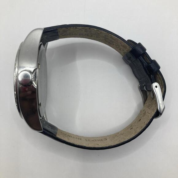 Men’s Timex Tachymeter Weekender T2N637 Brown Leather Band Watch 40mm Working - Picture 9 of 9